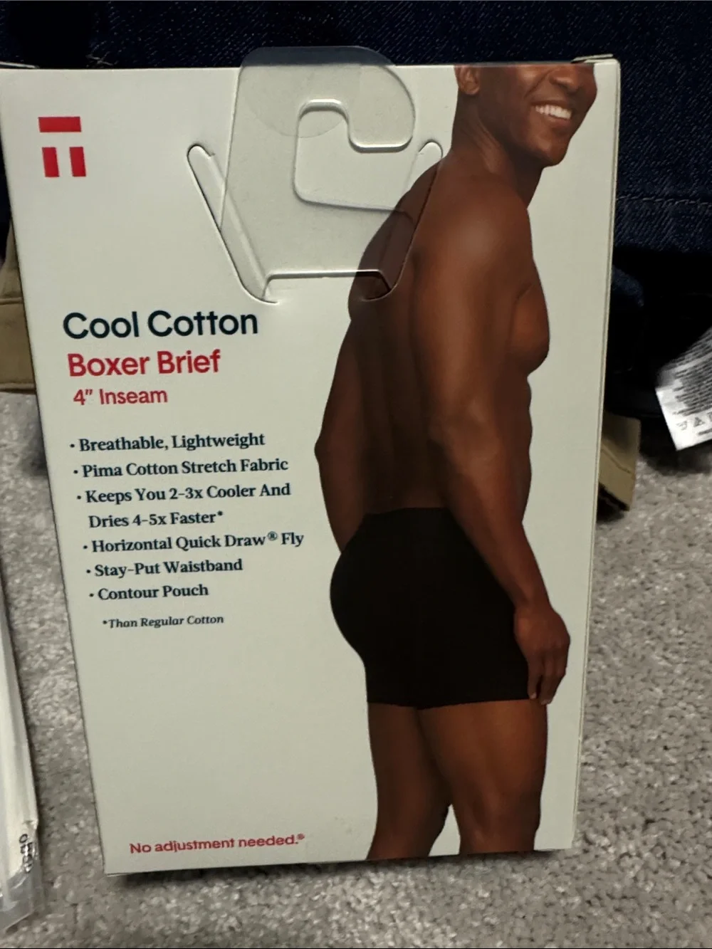 Tommy John Black Cool Cotton Boxer Briefs - 2 Pack